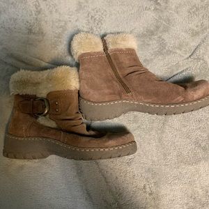 BareTrap Tan Ankle Boots